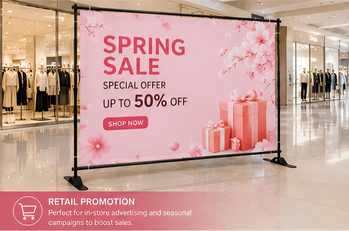 Backdrop Stand - Retail Promotion